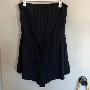 Target Strapless Black Romper